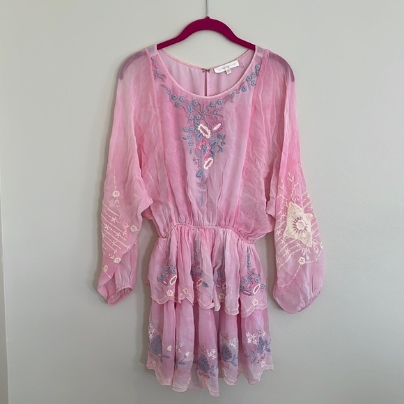 LoveShackFancy “Bridgely” dress in Misted Lily XS - Picture 3 of 5